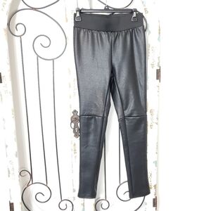 INC skinny faux leather pants small